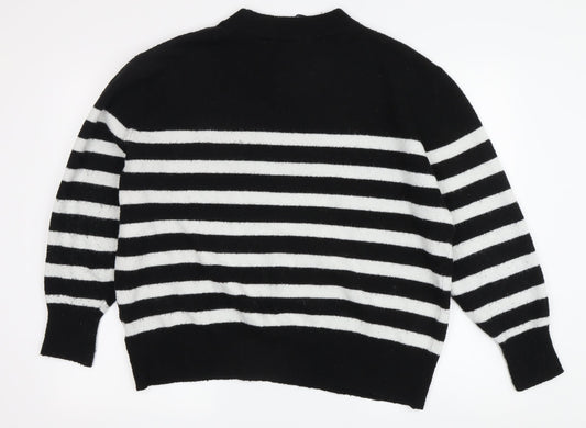 Womens UK Size L H&M Black Pullover Jumper