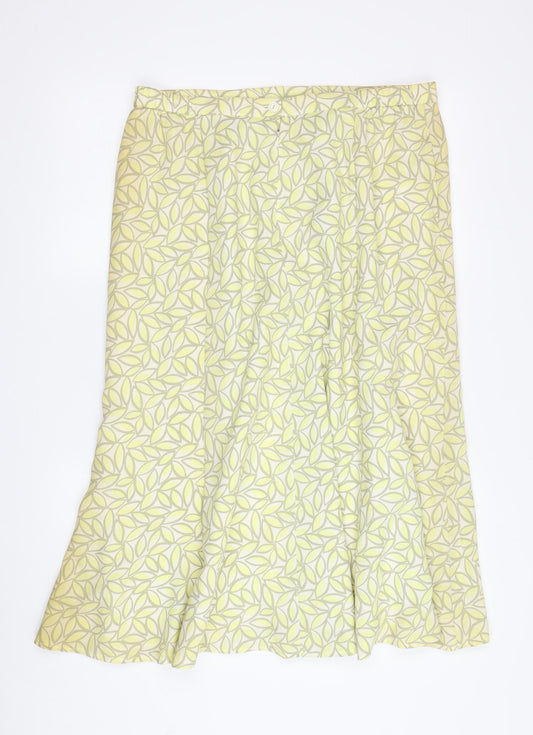 Eastex Geometric A-Line Multicoloured Skirt Sz 16