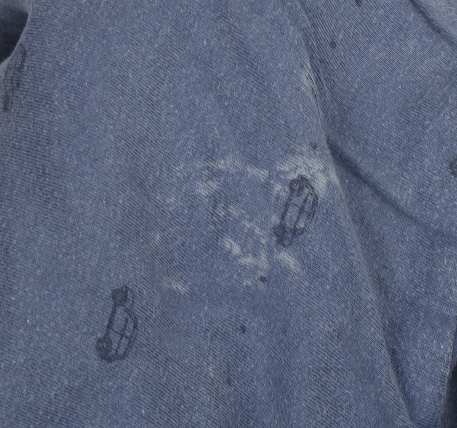 Lee Cooper Men's Blue L Polo Shirt Short Sleeve