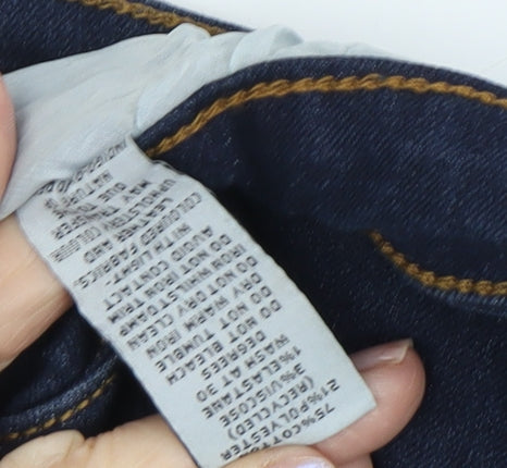 Boohoo Women's Blue Skinny Jeans Size 22