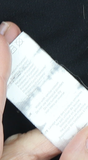 Campri Men’s Black Long Sleeve Crew Neck Top L