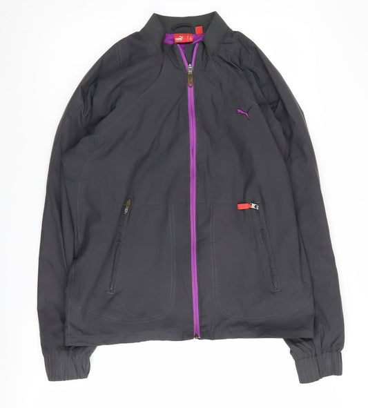 Womens UK Size S PUMA Purple Bomber Jacket