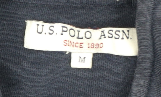 U.S. Polo Assn. Men's Blue M Logo Sweatshirt