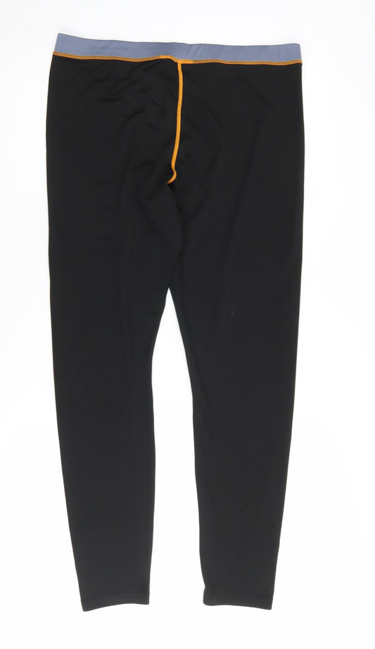 Crane Men's Black XL Compression Leggings for Running