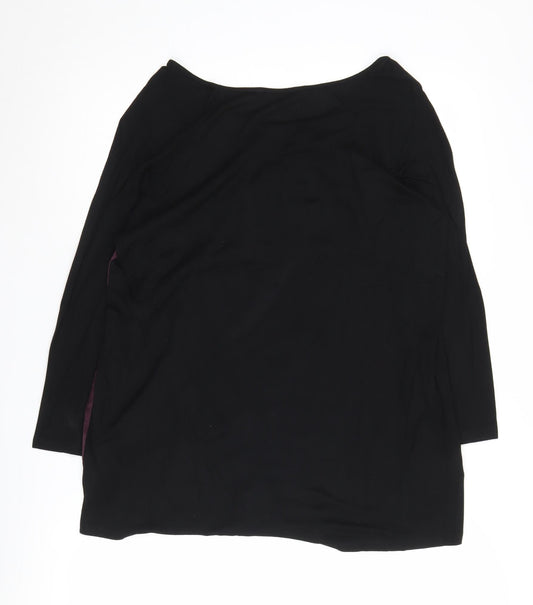 Laura Ashley Women's Black Blouse UK 12