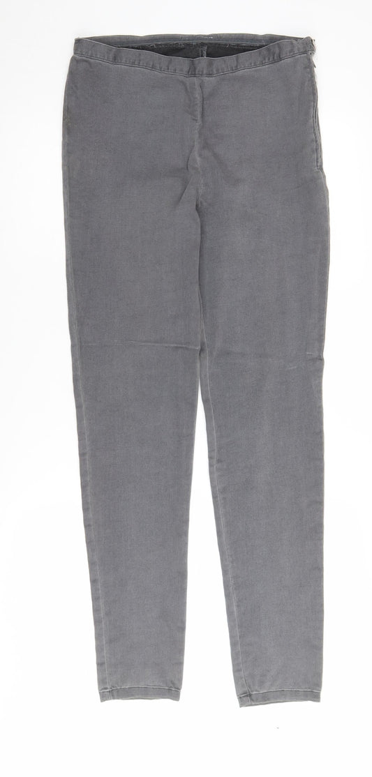 Womens UK Size 14 Laura Ashley Slim Fit Jegging Grey Trousers