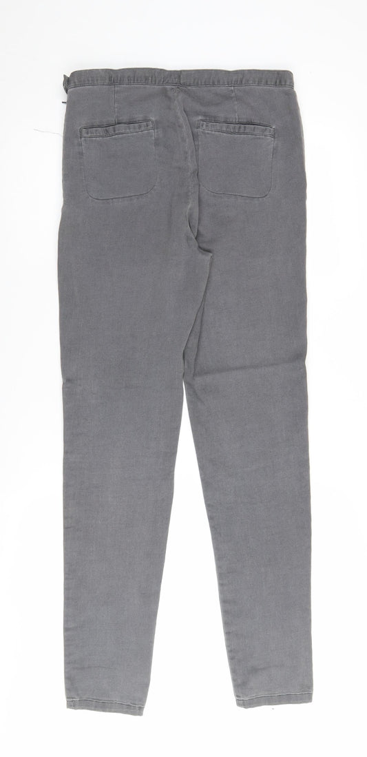Laura Ashley Womens Grey Skinny Jeggings Size 14