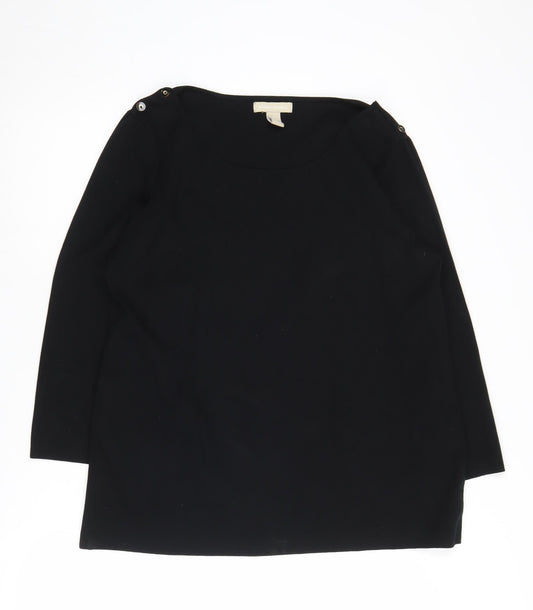 Womens UK Size XL Banana Republic Black Pullover Jumper