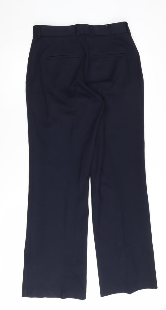 Womens UK Size 12 John Lewis Regular Fit Dress Pants Black Trousers