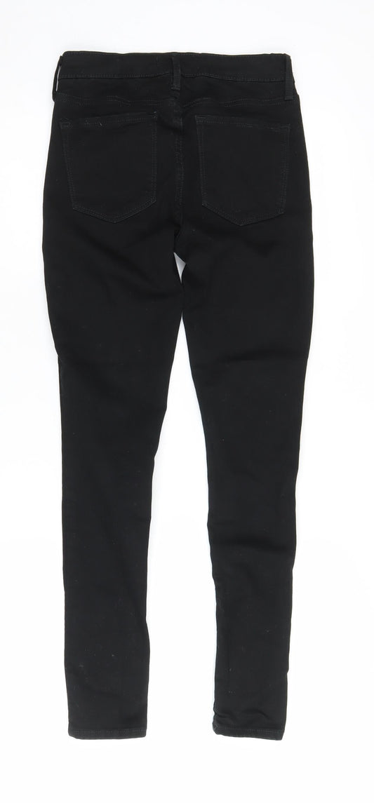 Womens UK Size 26 2 Regular Gap Regular Fit Skinny Black Jeans