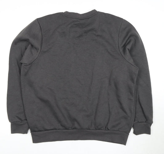 Mens UK Size L Slazenger Black Pullover Sweatshirt