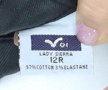 Lady Sierra Women's Black Jeans Size 12
