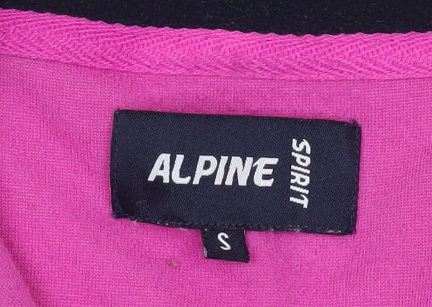 Alpine Spirit Women's Pink Fleece Pullover Sweatshirt S