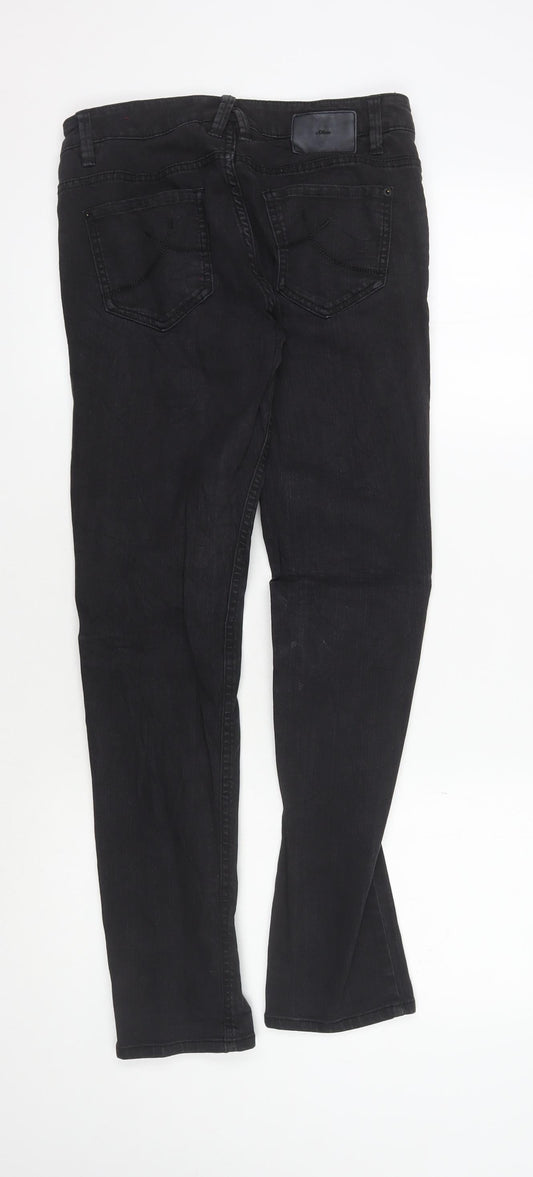 s.Oliver Women's Black Slim Skinny Jeans Size 12