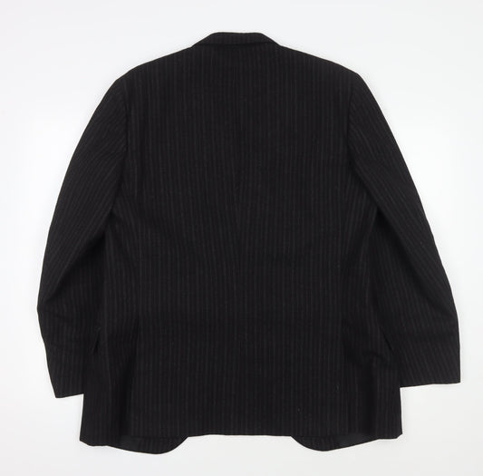 Mens UK Size 42 DAKS Regular Black Suit Jacket
