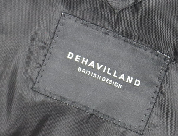 Mens UK Size 42 Dehavilland Regular Black Suit Jacket