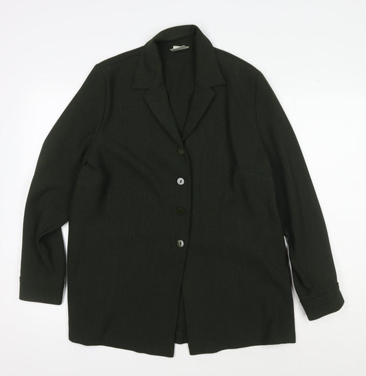 Eastex Women's Green Blazer Size 14 Regular
