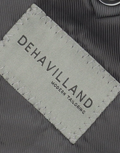 Mens UK Size 42 Dehavilland Regular Black Suit Jacket