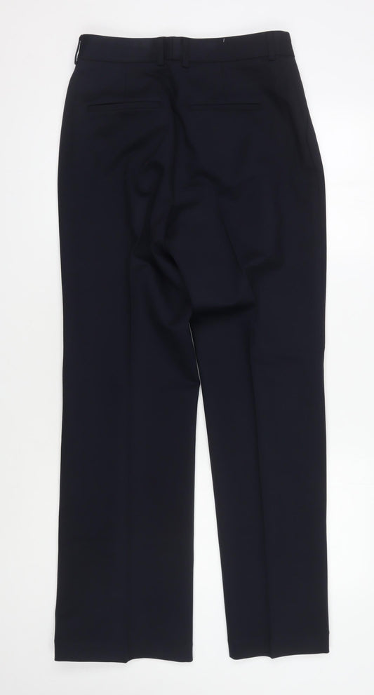 Womens UK Size 12 John Lewis & Partners Regular Fit Dress Pants Black Trousers