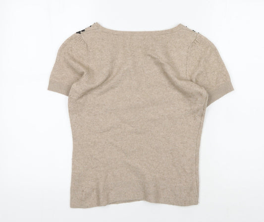 Womens UK Size M Monsoon Beige Blouse