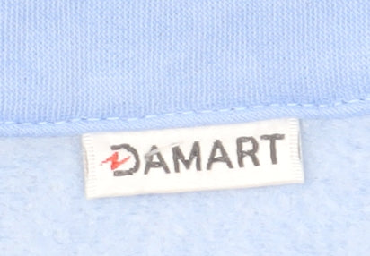Damart Women's Blue Suit Jacket Size S Shawl Collar