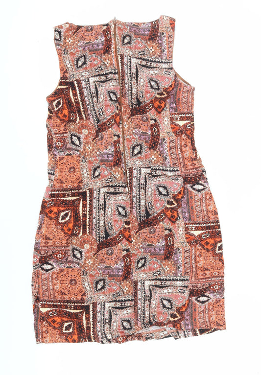 Dorothy Perkins Women’s Multicoloured Paisley Sheath Dress - UK 10