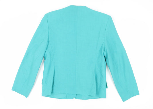 Jacques Vert Green Women's 14 Classic Suit Jacket Lined