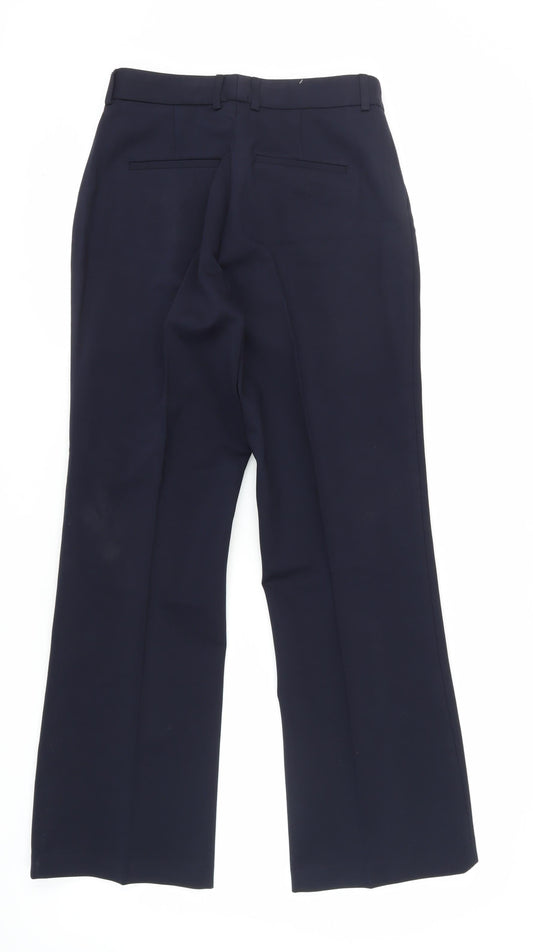 Womens UK Size 12 John Lewis & Partners Regular Fit Dress Pants Black Trousers