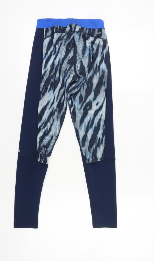 Adidas Women's Blue Leggings Size 10-12 Activewear