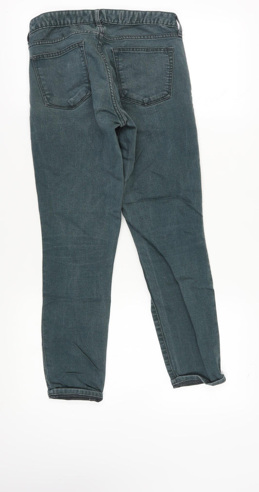 Womens UK Size 6 Gap Regular Fit Skinny Blue Jeans