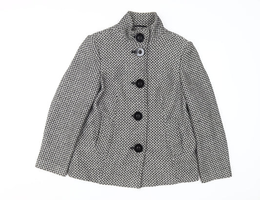 Womens UK Size 14 Debenhams Black Basic Jacket