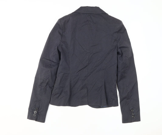 Long Tall Sally Women's Black Pinstripe Blazer Size 12