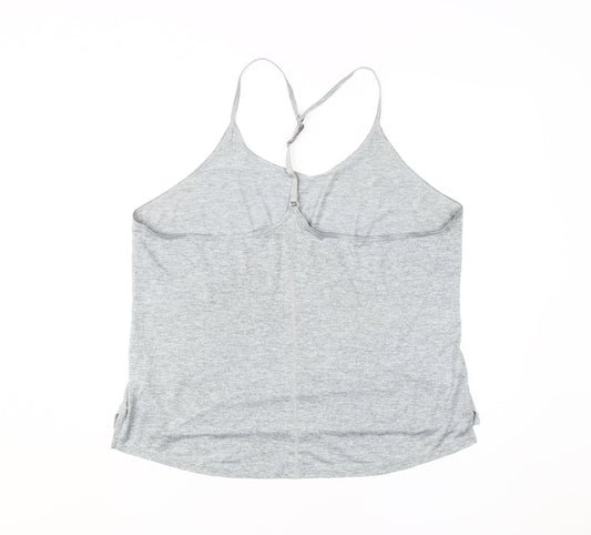 Nike Women's Grey XL Dri-FIT Tank Top Camisole Activewear