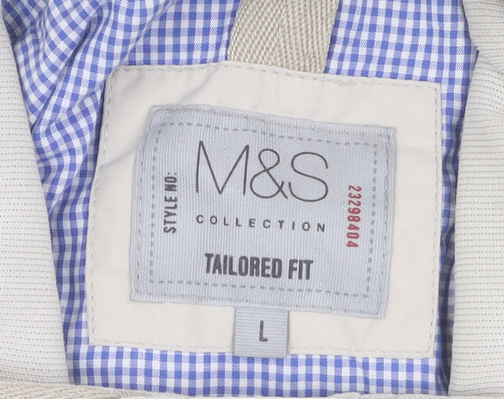Mens UK Size L Marks and Spencer Stone