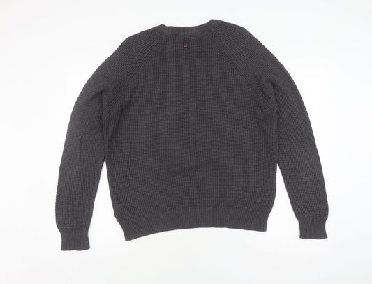 Duck and Cover Grey XL Men's Pullover Jumper