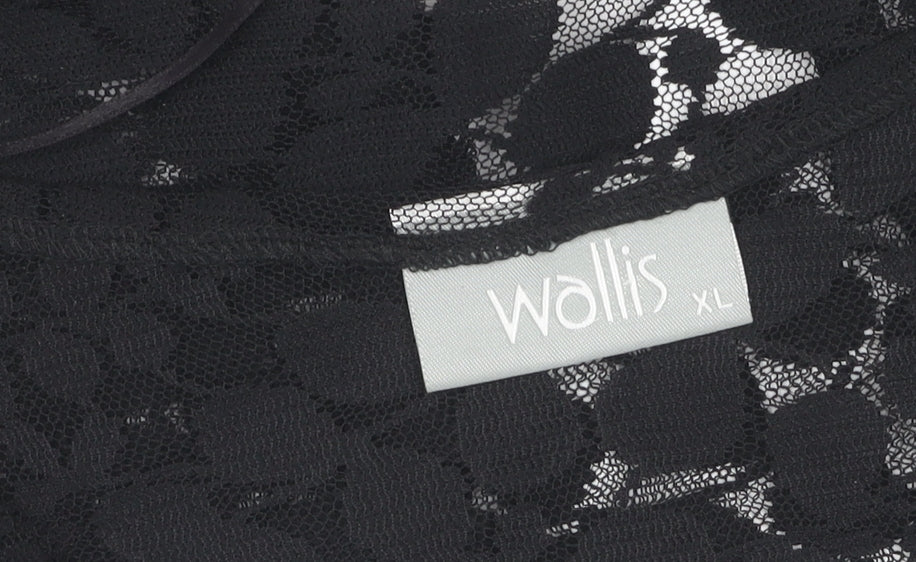 Womens UK Size XL Wallis Black Cardigan Jumper