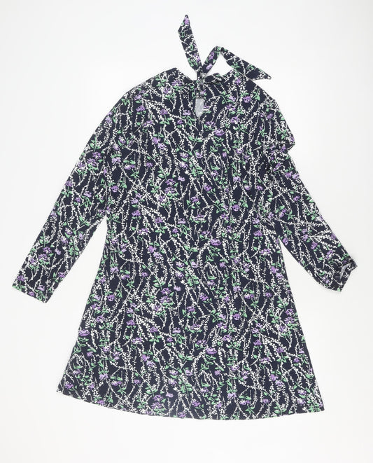 Marks and Spencer Women's Multicoloured Floral Dress 12
