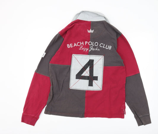 Lazy Jacks Men's Colourblock Polo Shirt S