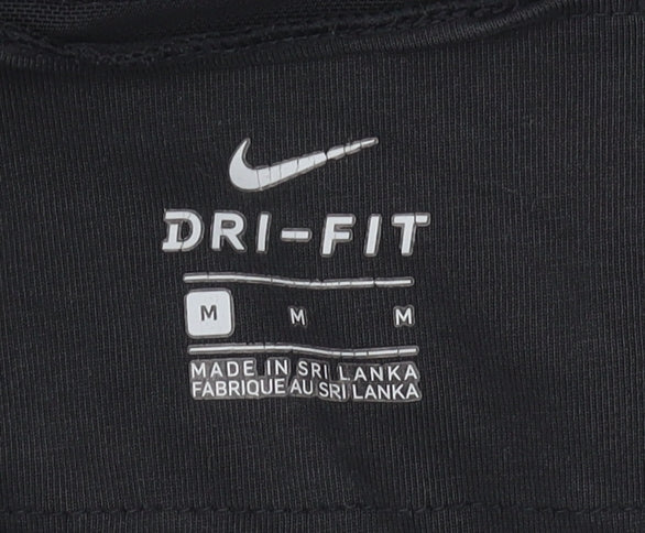 Nike Women's Black Leggings M Dri-FIT Athletic Gym