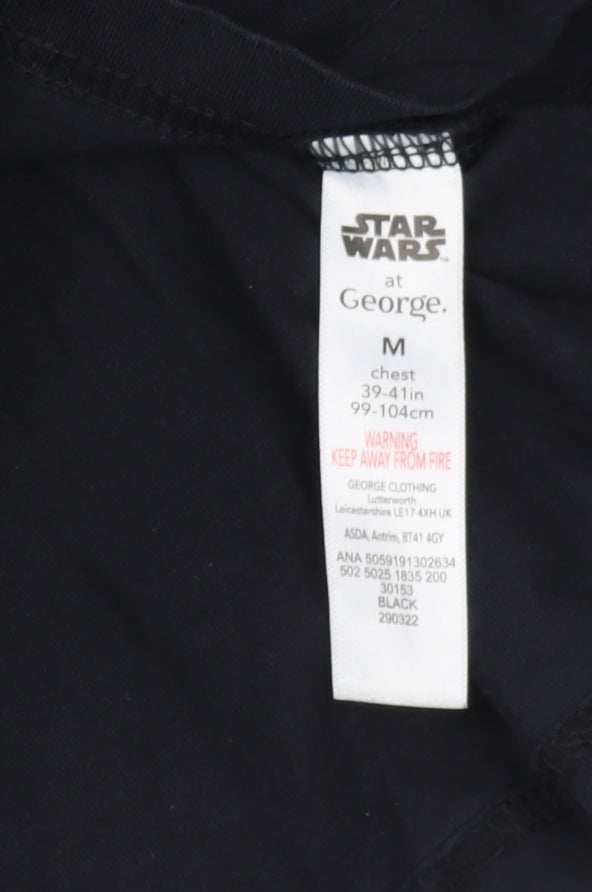 George Men's Black Mandalorian T-Shirt, Medium