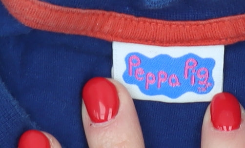 George Men's Blue Christmas Daddy Pig T-Shirt