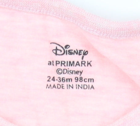 Disney Bambi Pink Girls T-Shirt Dress, 36 Months