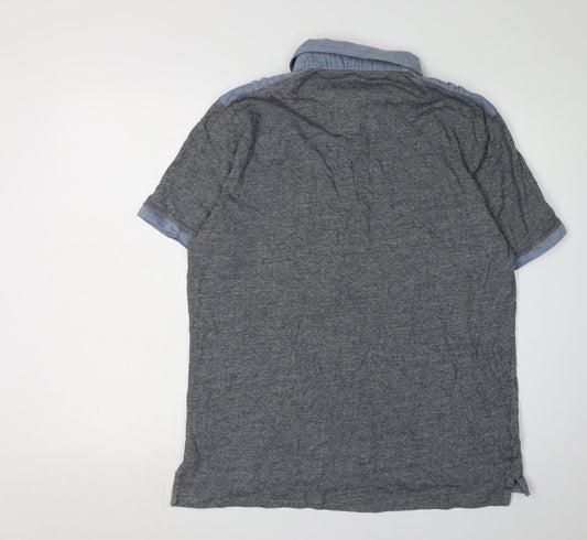 Firetrap Men's Grey Polo Shirt XL Casual Wear