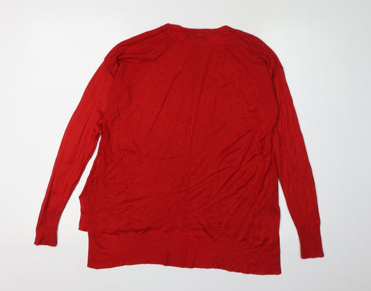 Womens UK Size 8 New Look Red Pullover Jumper