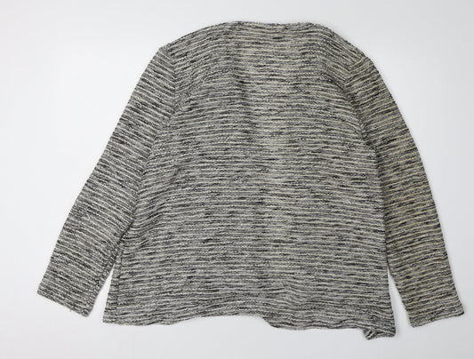Womens UK Size 20 Dorothy Perkins Grey Cardigan Jumper