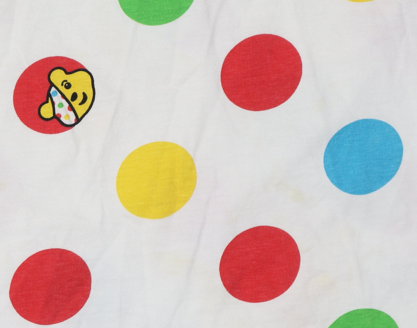 Additional view of George Teens Multicoloured Pudsey Polka Dot T-Shirt, size 12