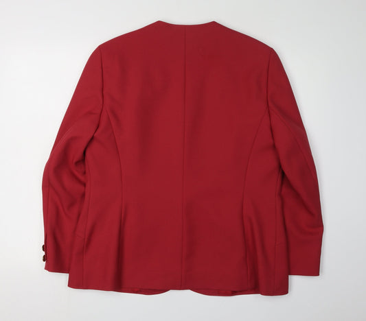 Eastex Women's Red Blazer, Size 16, Regular Fit