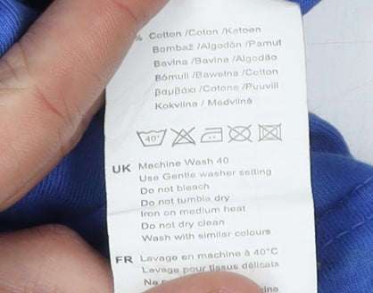 Slazenger Men's Blue XL Crew Neck T-Shirt