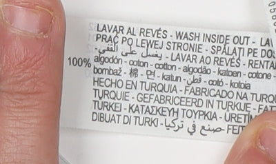 Zara Women's Blue Denim Paperbag Shorts, Size 2