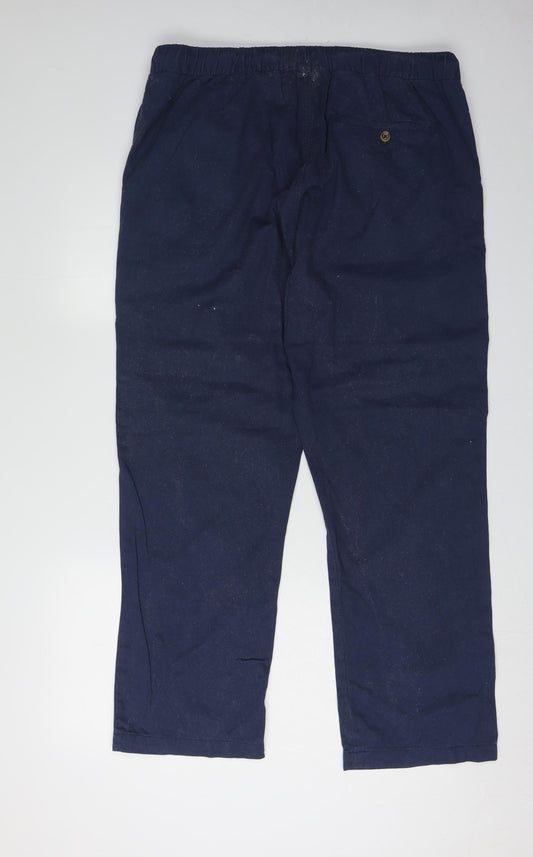 Cotton Traders Men's Blue XL Trousers, Casual